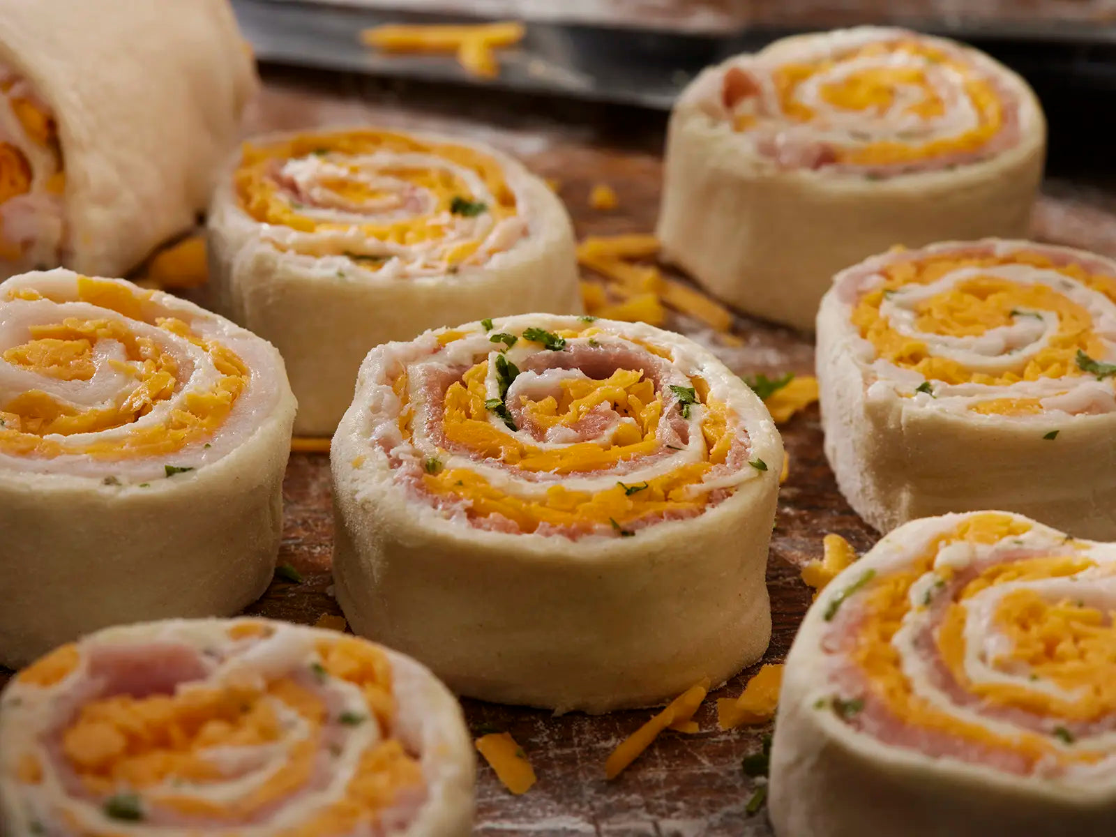 Padow's Country Ham & Cheese Pinwheels