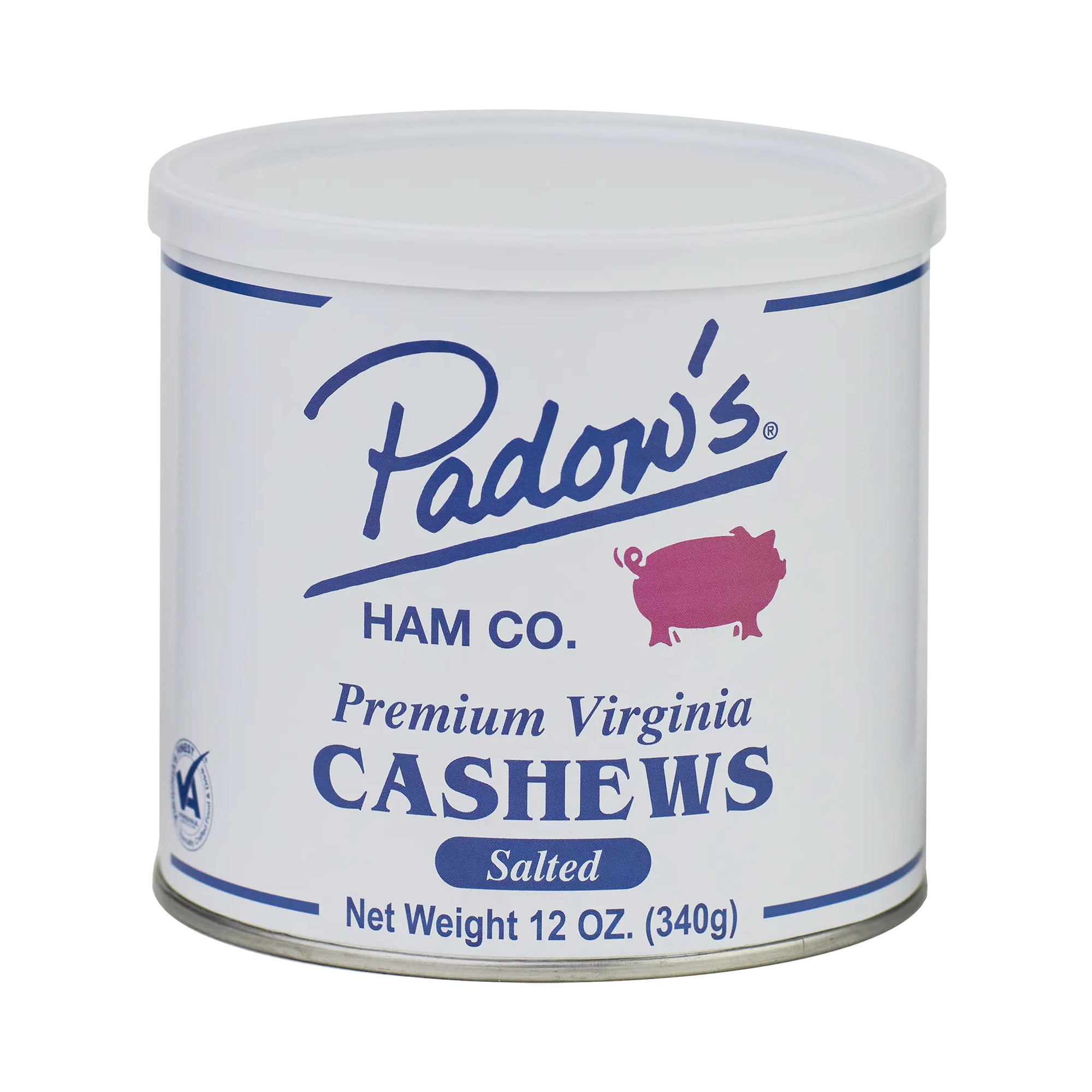 Padow's Premium Virginia Salted Cashews 12 oz