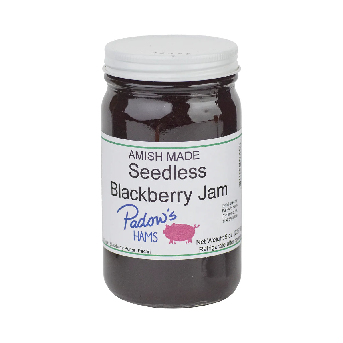 Padow&#39;s Amish Made Seedless Blackberry Jam