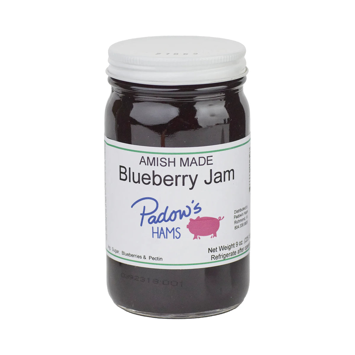 Padow&#39;s Amish Made Blueberry Jam