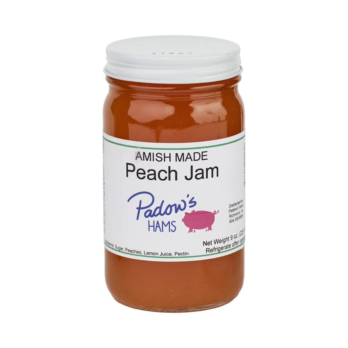 Padow&#39;s Amish Made Peach Jam