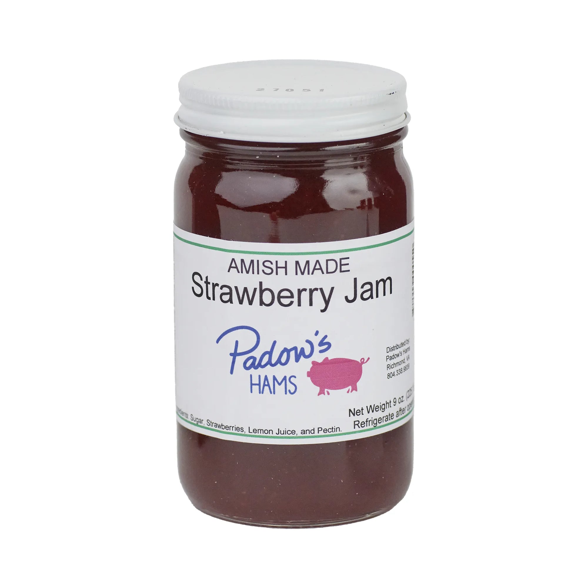 Padow's Amish Made Strawberry Jam