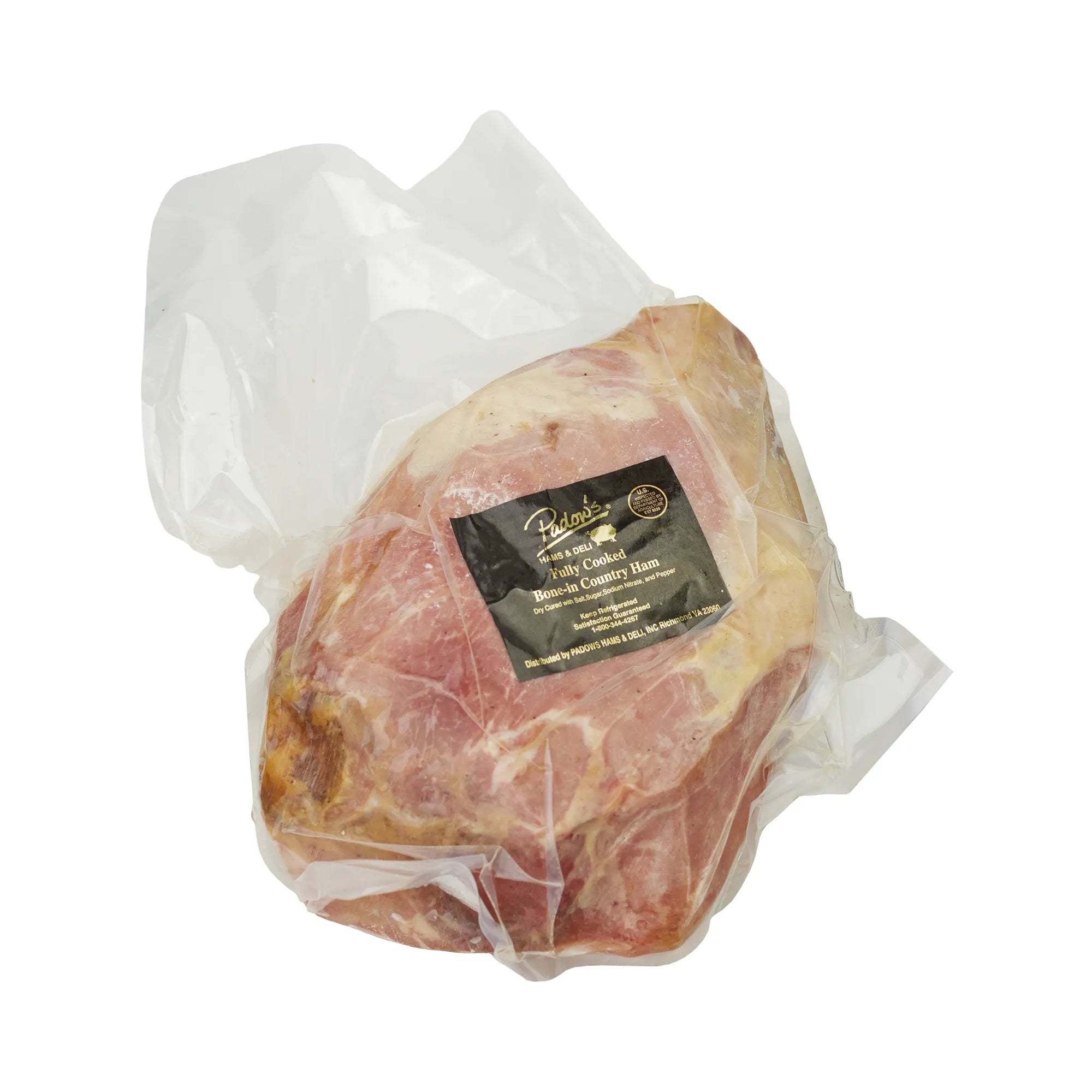 Padow's Fully Cooked Bone-in Country Ham Ham